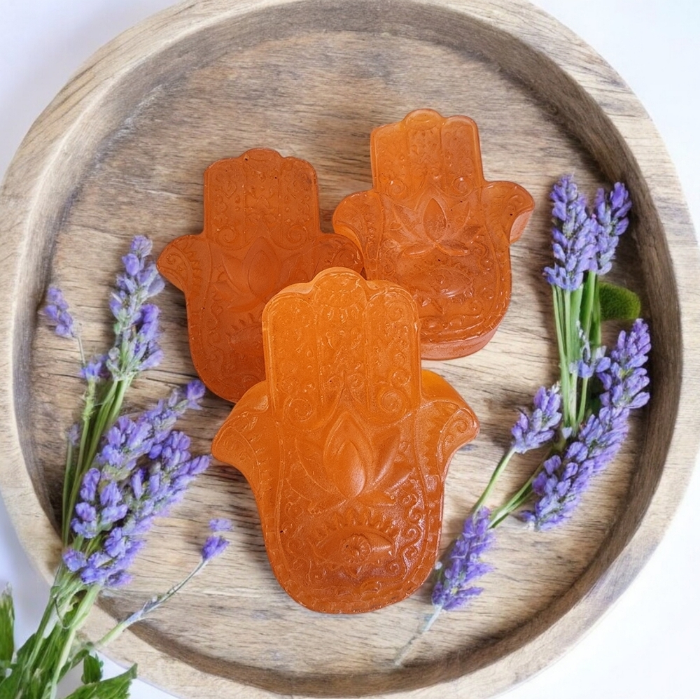 Hand Crafted Hamsa (Protective Hand) Soaps